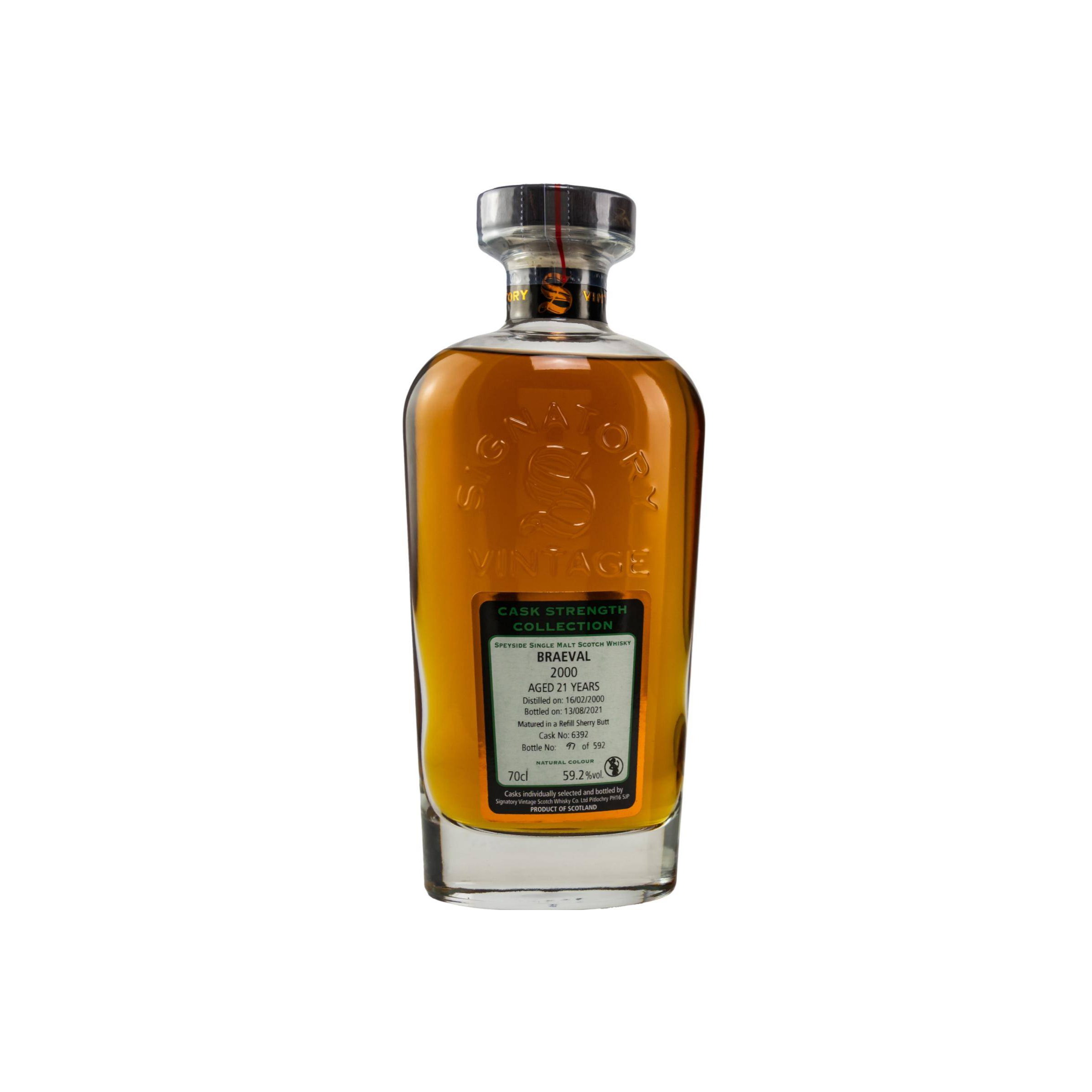 Braeval Cask Strength Collection 2000 21 Years Single Malt Whisky