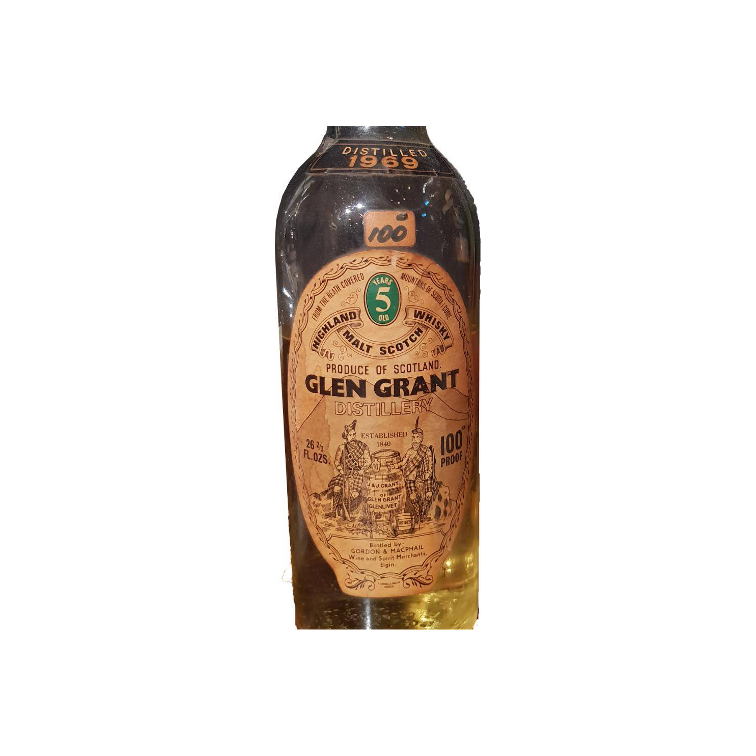 Glen Grant Licensed Bottling 1969 5 Years Single Malt Whisky