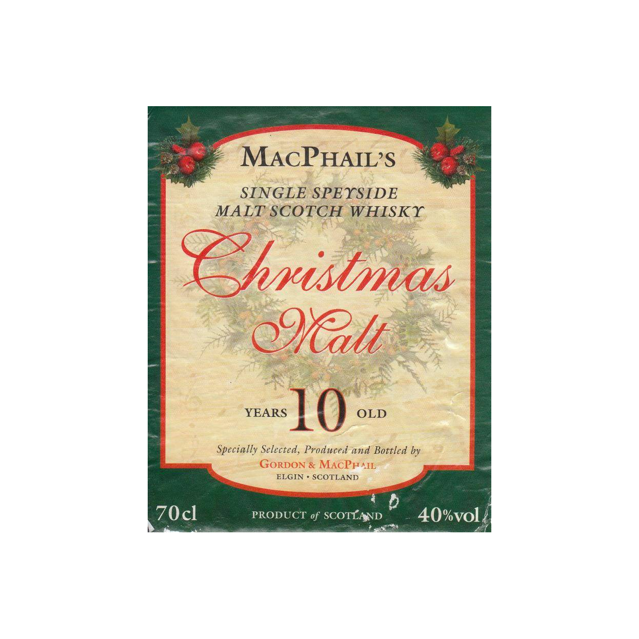 Gordon & MacPhail 10 Years Single Malt Whisky