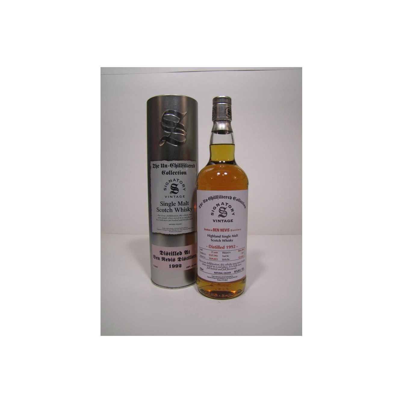 Ben Nevis The Un-Chillfiltered Collection 1992 21 Years Single Malt Whisky
