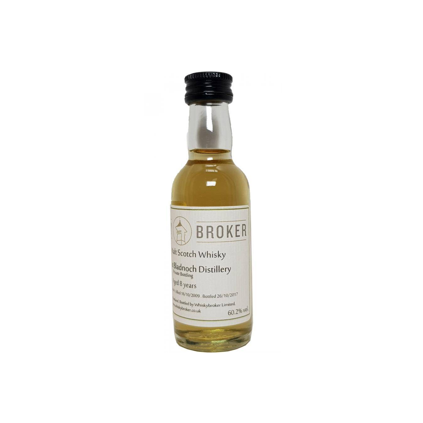 Bladnoch Miniature 2009 8 Years Single Malt Whisky 2