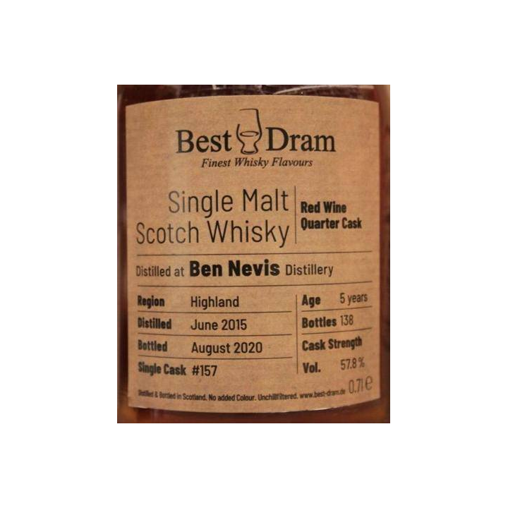 Ben Nevis 2015 5 Years Single Malt Whisky 3