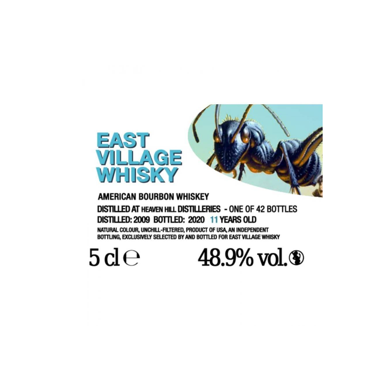 East Village Whisky Company 2009 11 Years Bourbon Whisky 3