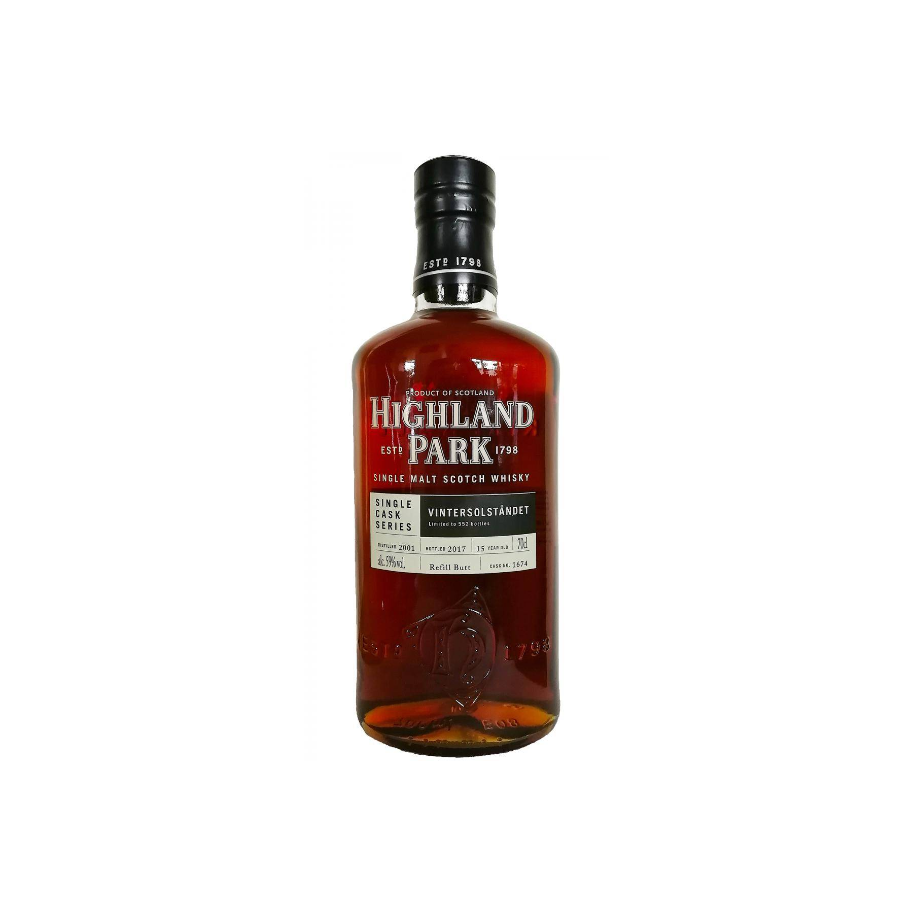 Highland Park Single Cask 2001 15 Years Single Malt Whisky