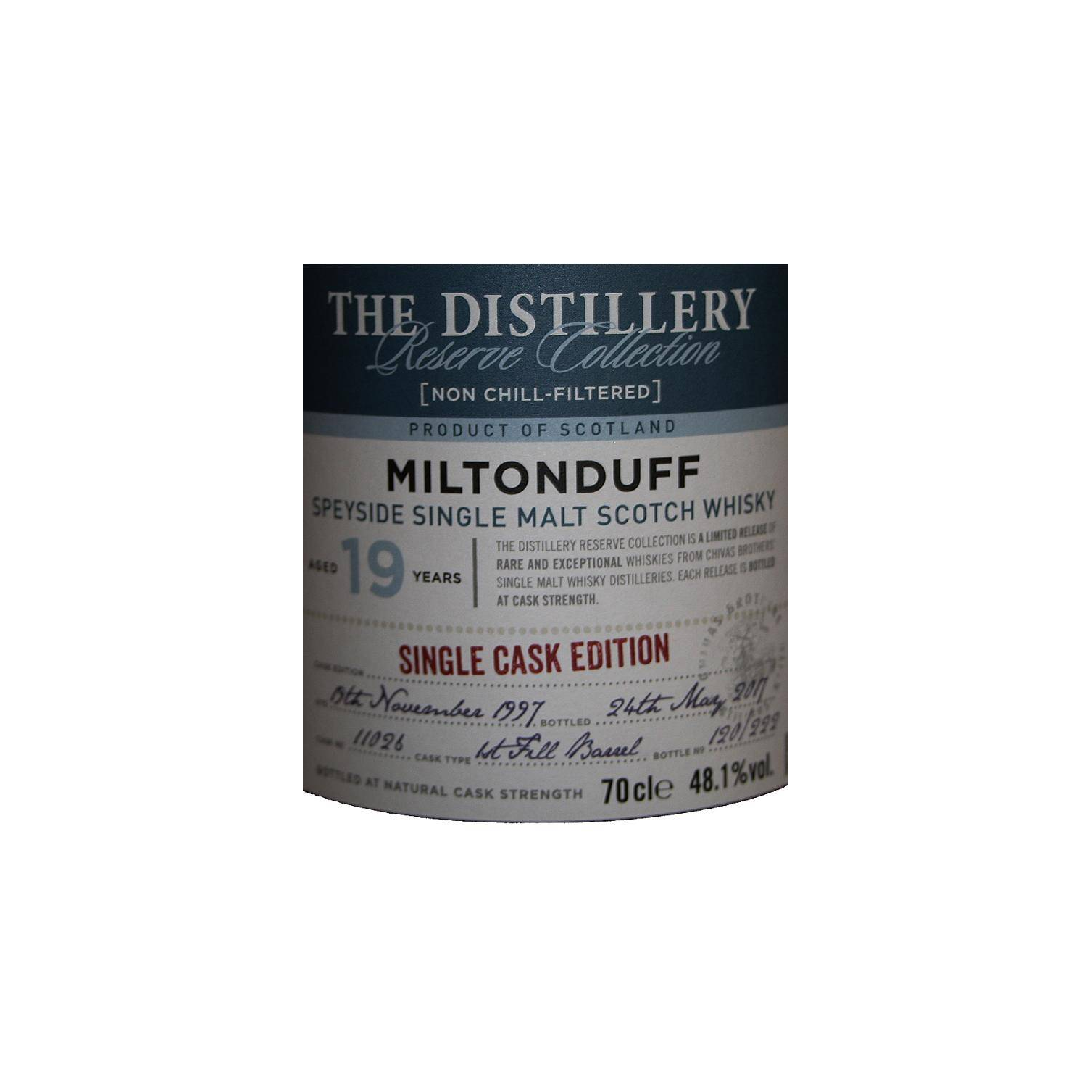 Miltonduff 1997 19 Years Single Malt Whisky 3