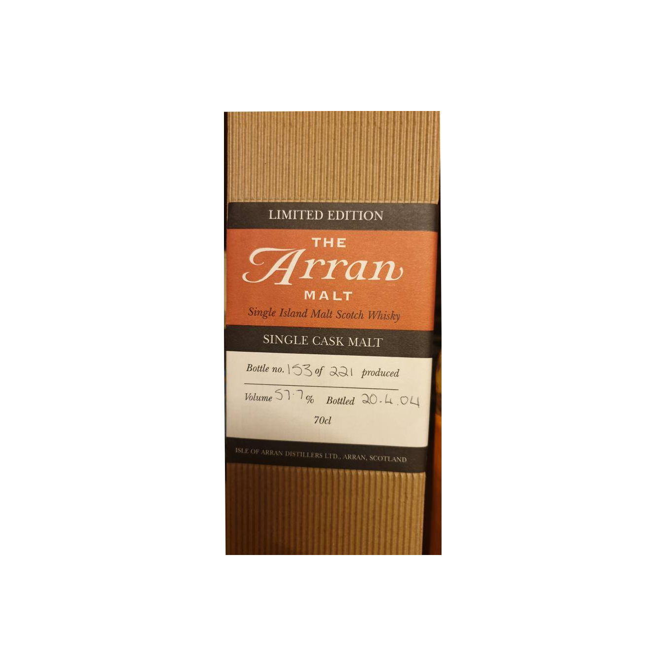 Arran 1996 7 Years Single Malt Whisky 3