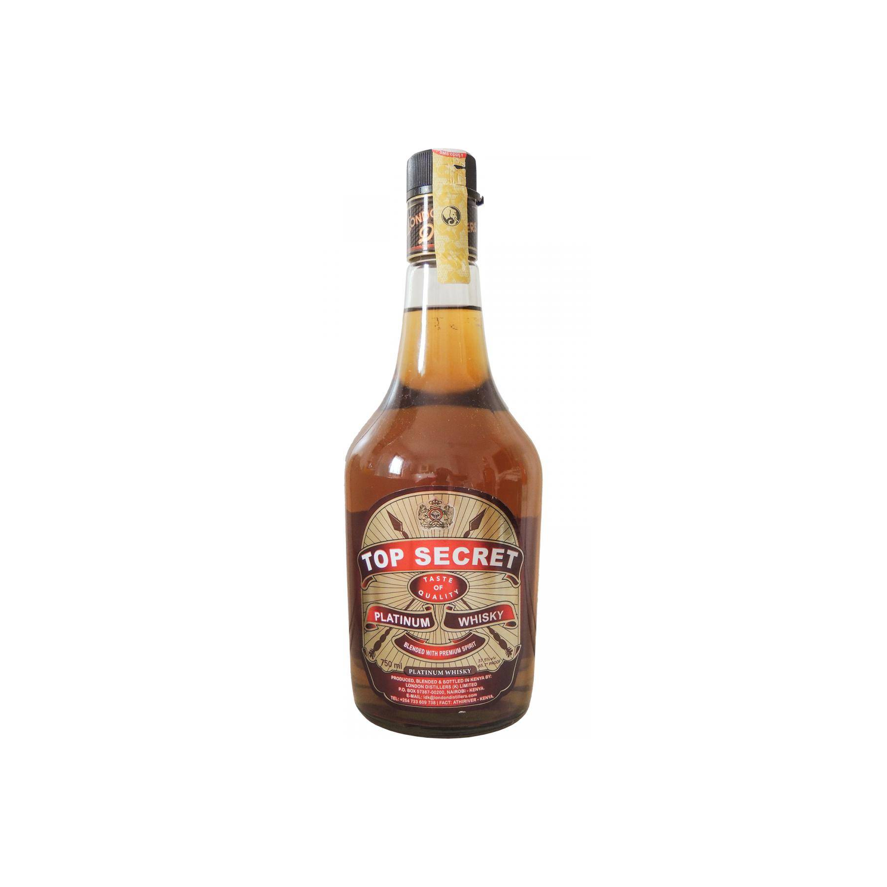 Top Secret Platinum Whisky