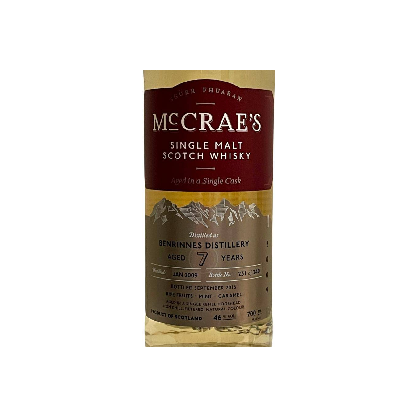 Benrinnes 2009 7 Years Single Malt Whisky 2