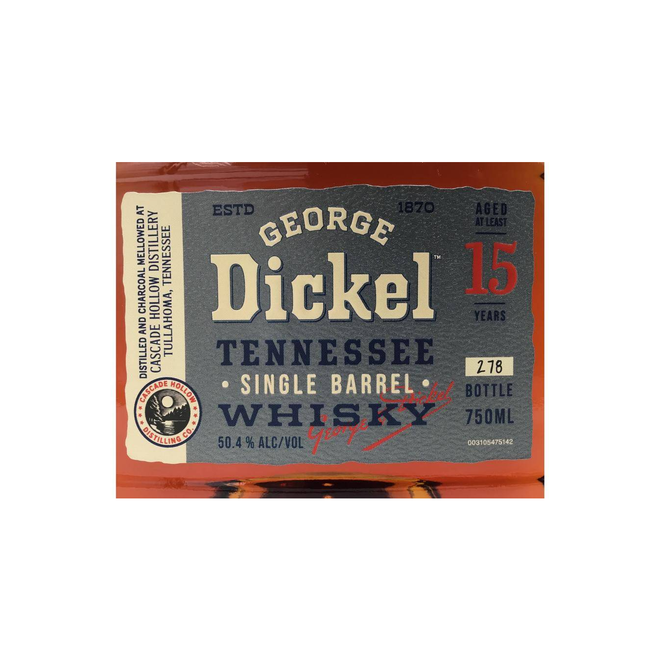 George Dickel 15 Years Tennessee Whisky  3