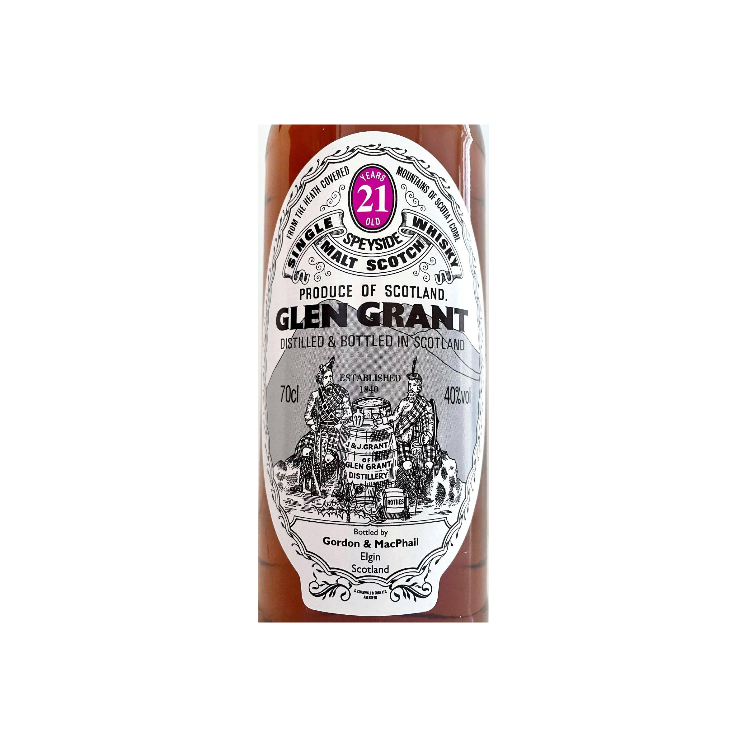 Glen Grant Licensed Bottling 21 Years Single Malt Whisky 2