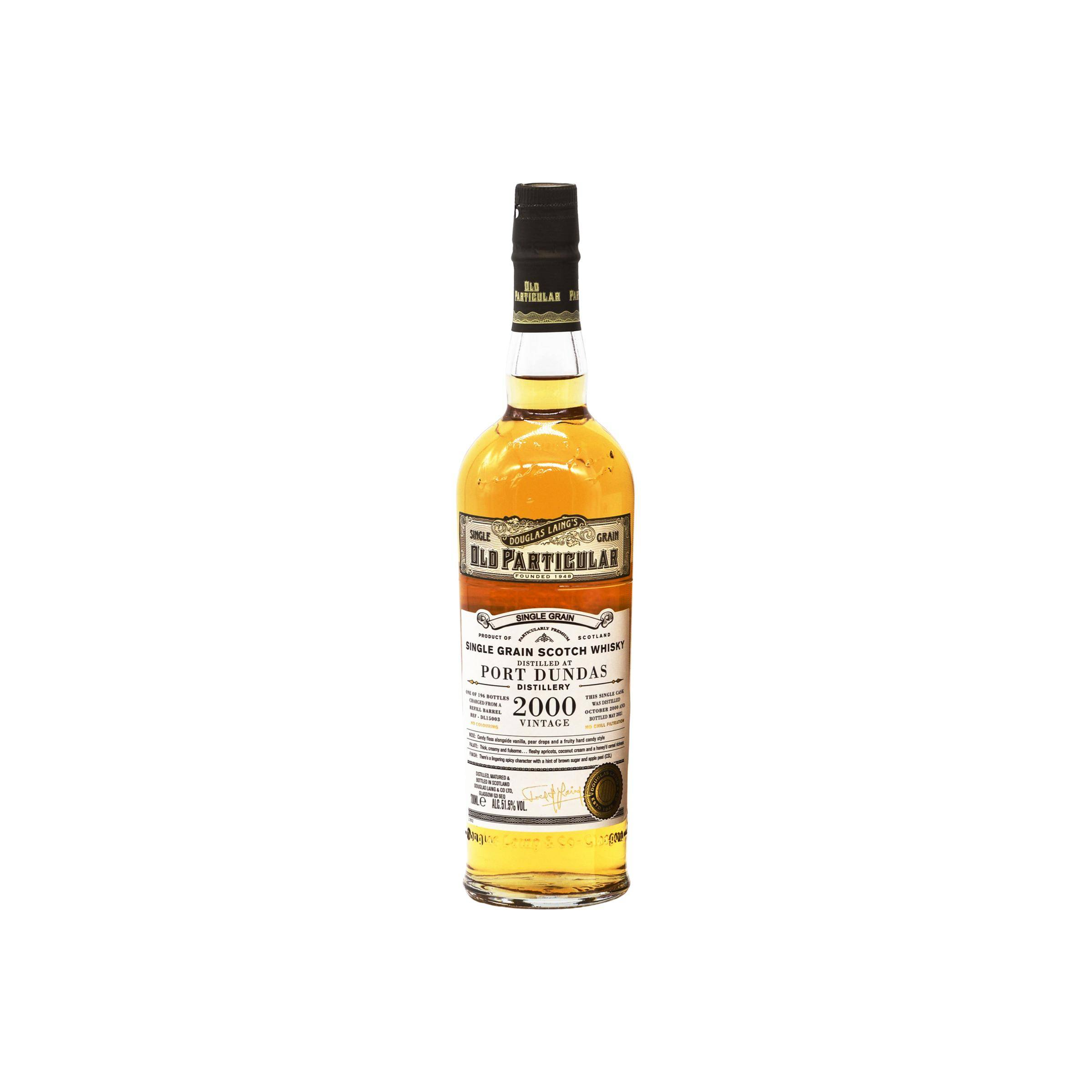Port Dundas Old Particular 2000 20 Years Single Grain Whisky