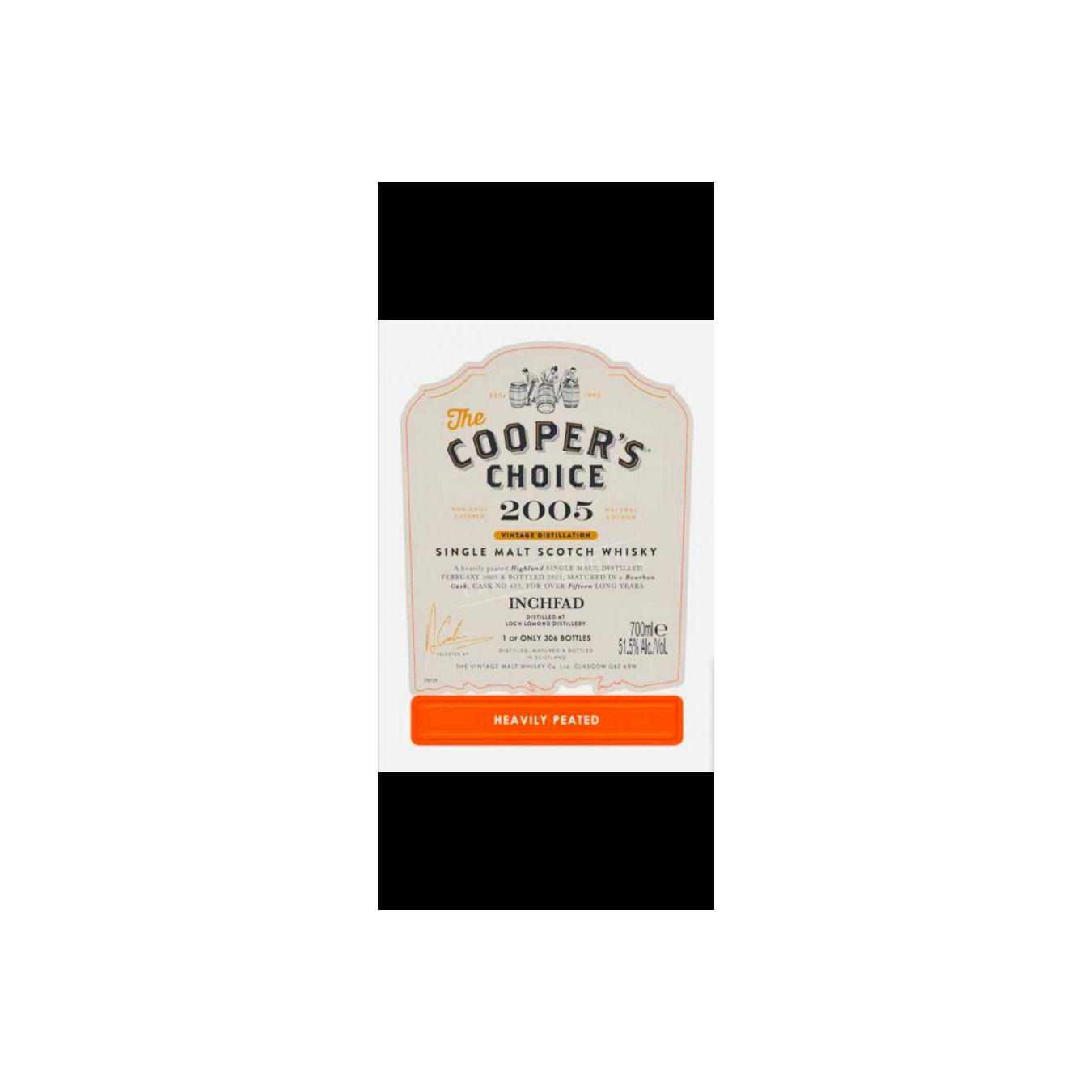 Loch Lomond The Cooper's Choice 2005 15 Years Single Malt Whisky 3