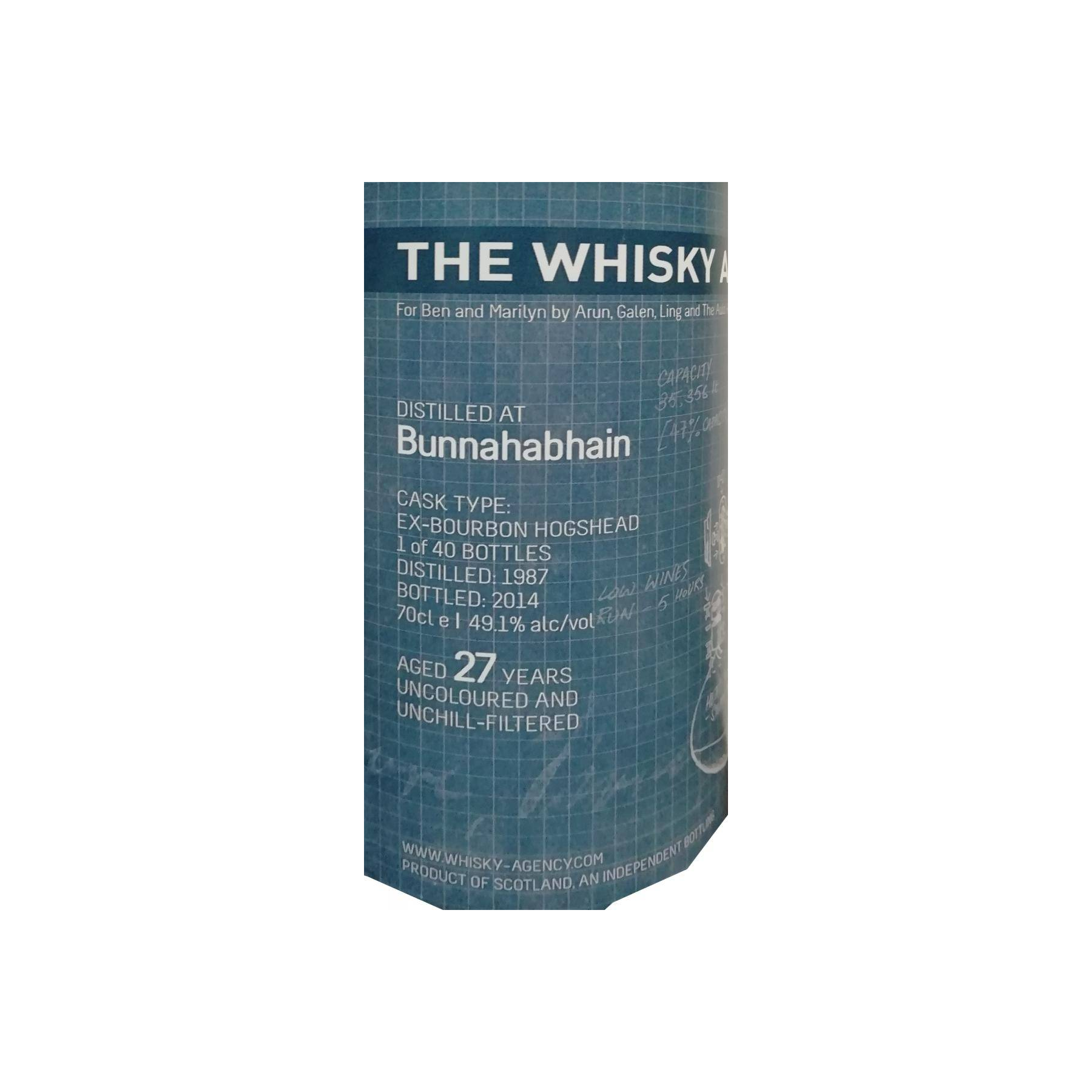 Bunnahabhain 1987 27 Years Single Malt Whisky 2