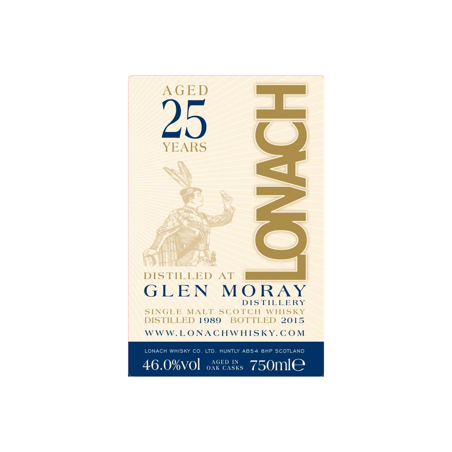 Glen Moray 1989 25 Years Single Malt Whisky