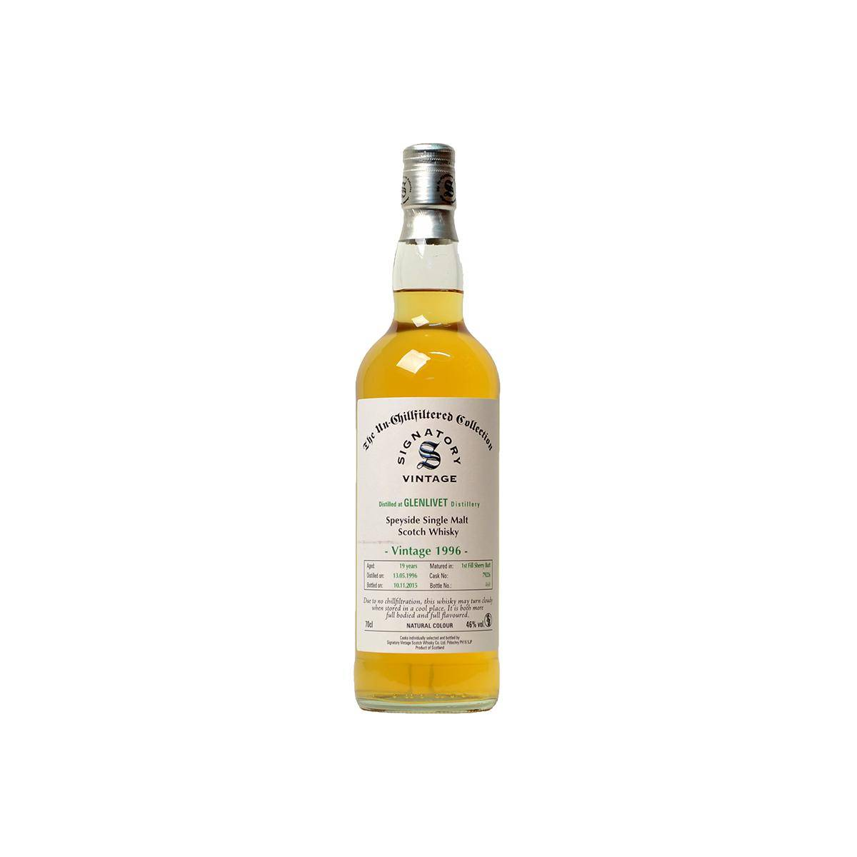 The Glenlivet The Un-Chillfiltered Collection 1996 19 Years Single Malt Whisky