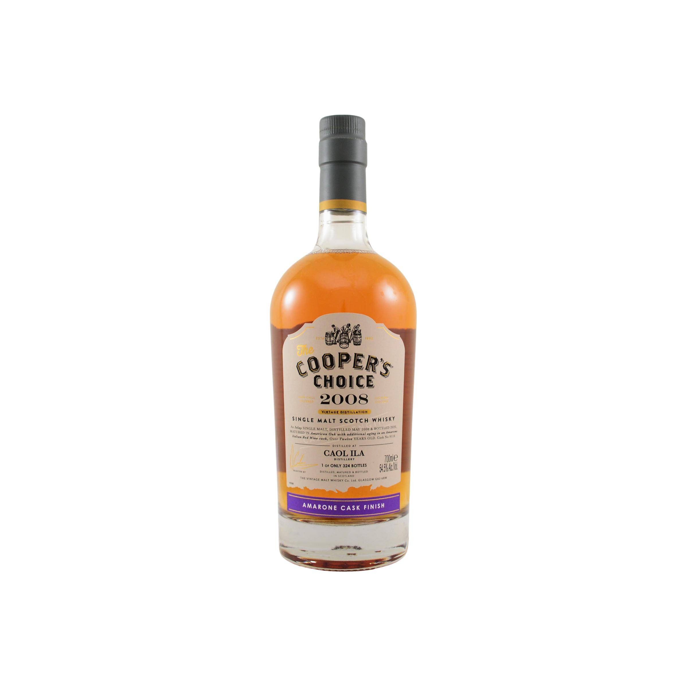 Caol Ila The Cooper's Choice 2008 12 Years Single Malt Whisky