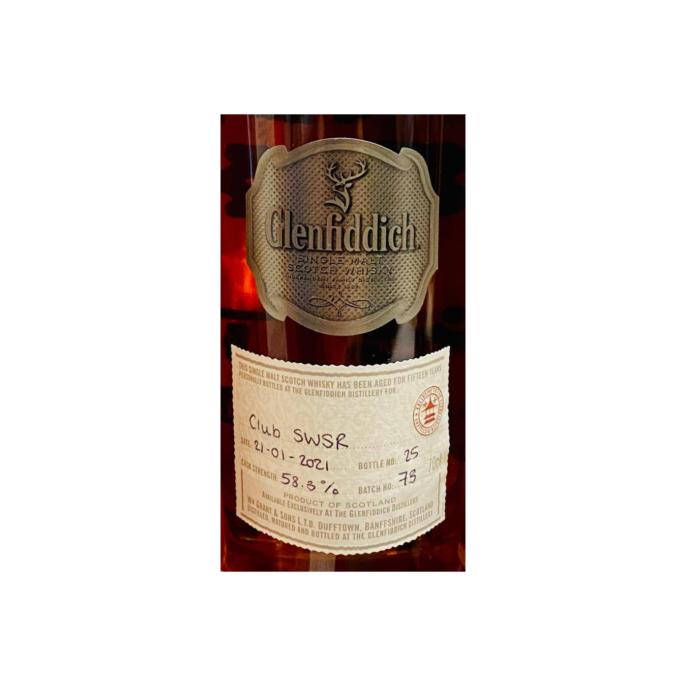 Glenfiddich 15 Years Single Malt Whisky