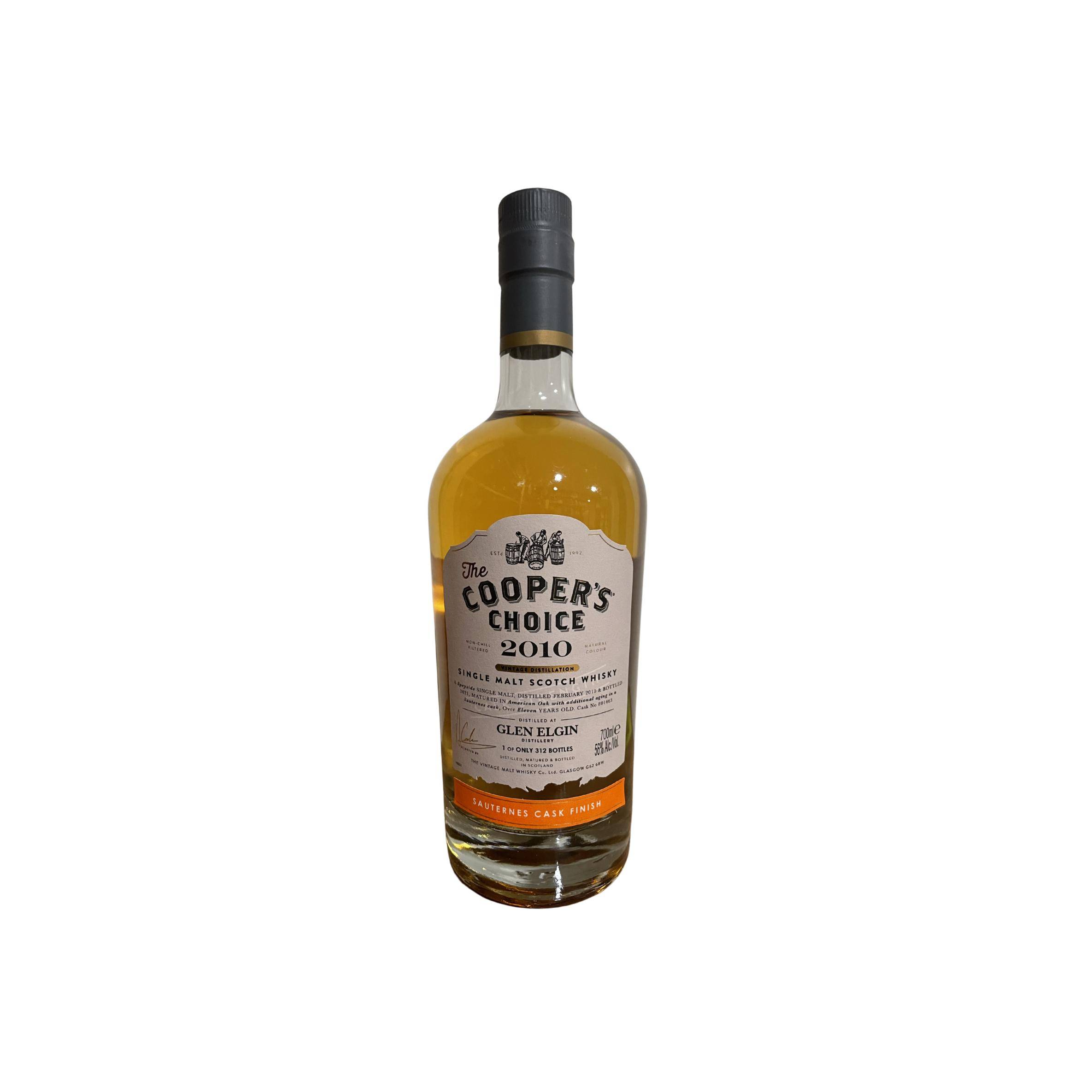 Glen Elgin The Cooper's Choice 2010 11 Years Single Malt Whisky