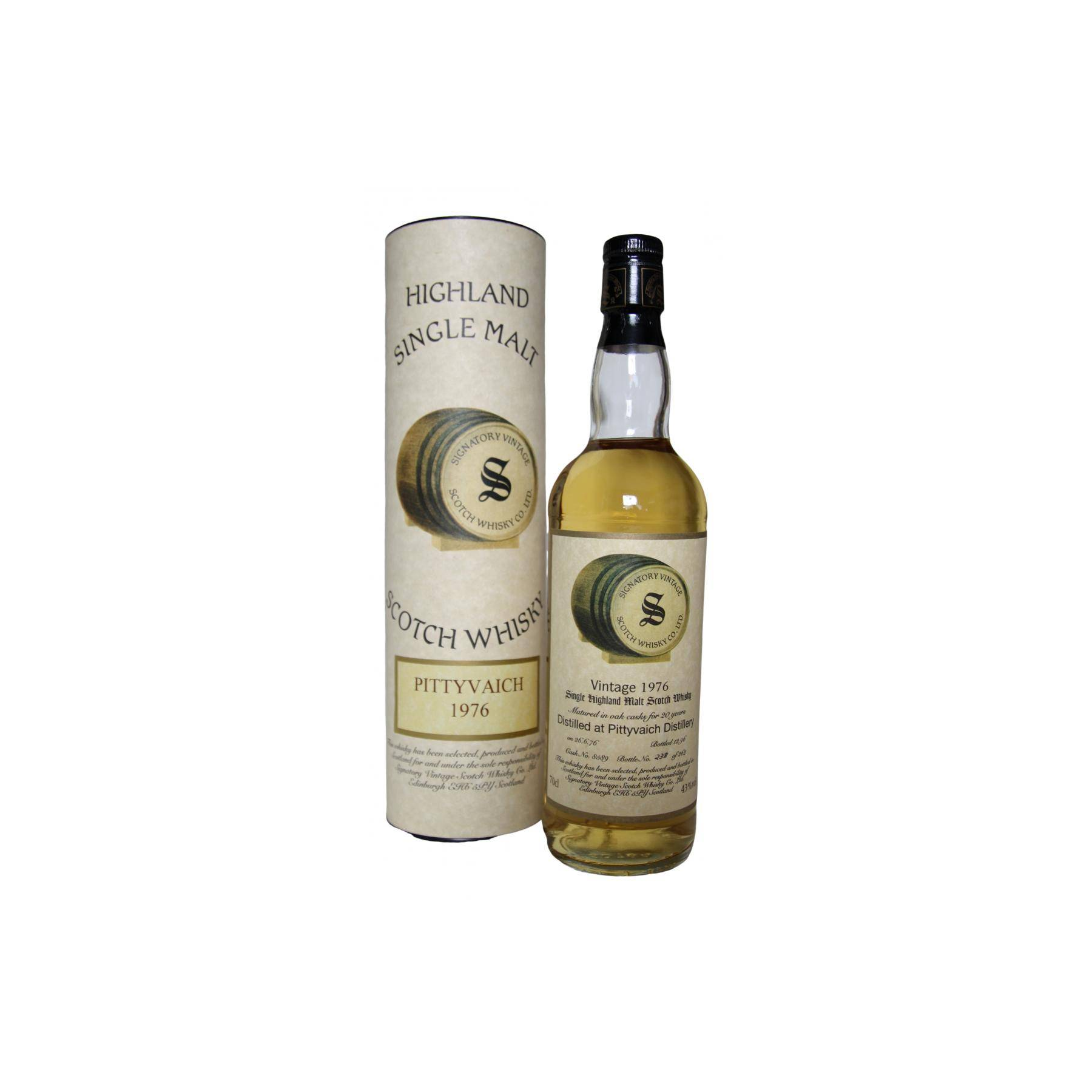 Pittyvaich Vintage Collection 1976 20 Years Single Malt Whisky 2