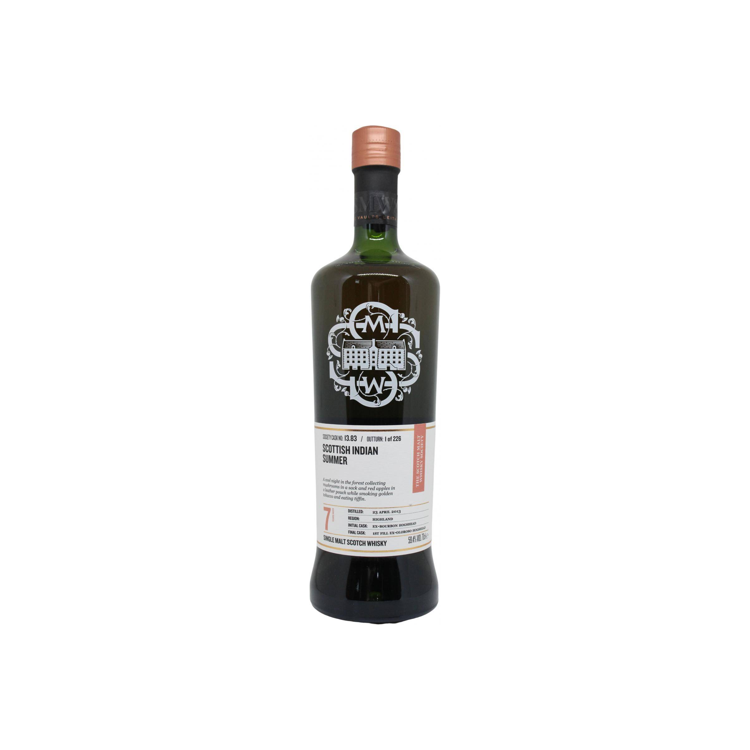 The Scotch Malt Whisky Society 2013 7 Years Single Malt Whisky