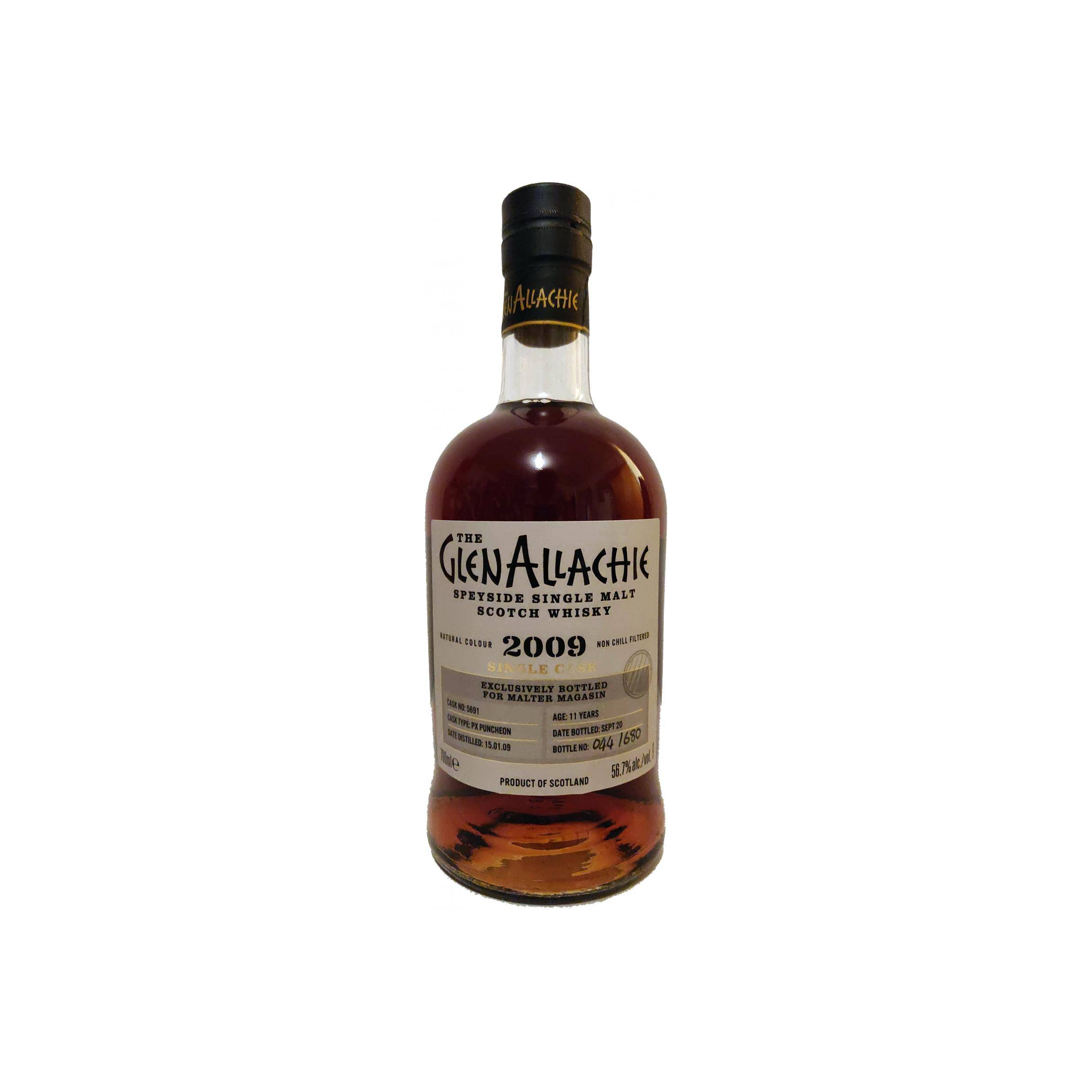 The GlenAllachie Single Cask 2009 11 Years Single Malt Whisky
