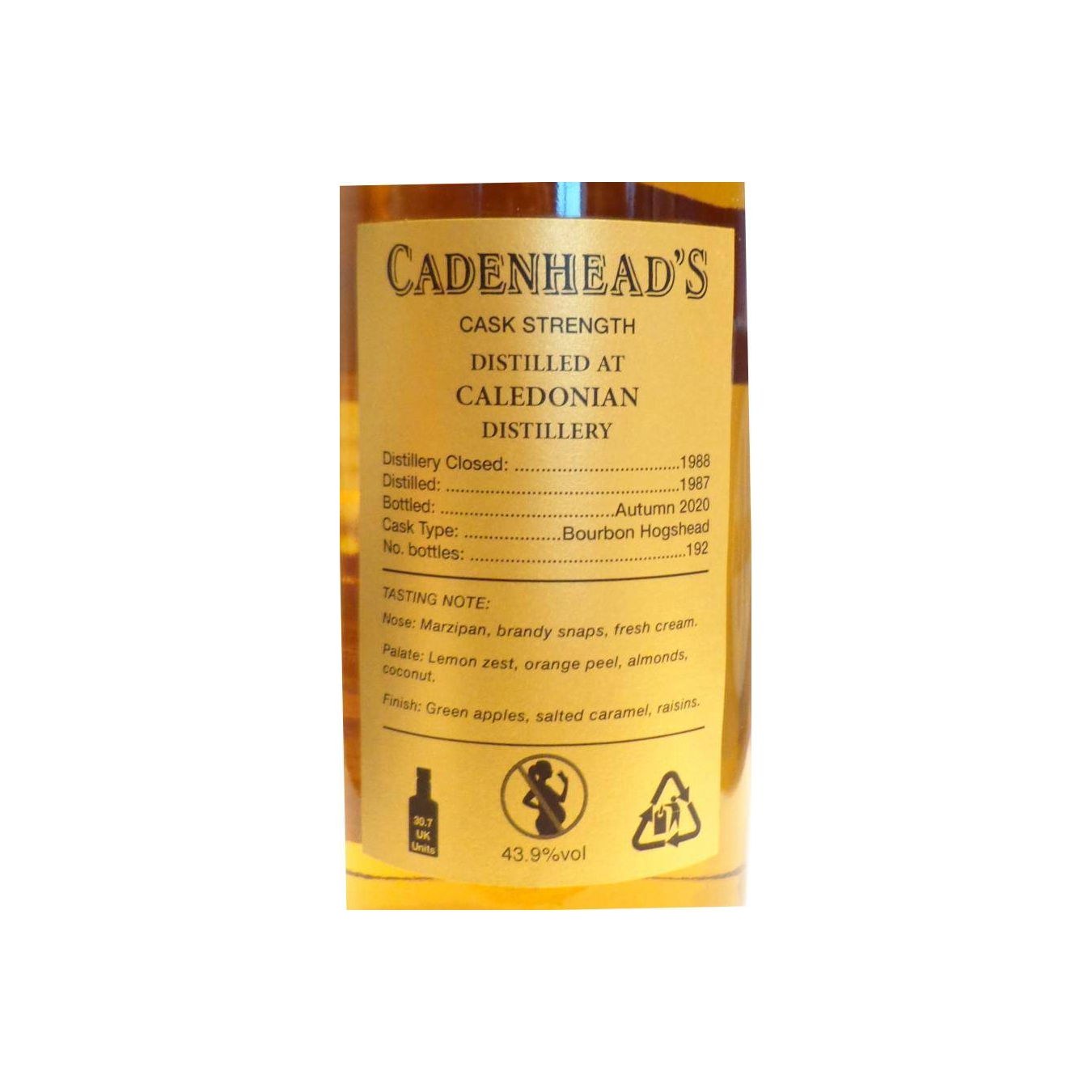 Caledonian 1987 33 Years Single Grain Whisky 2