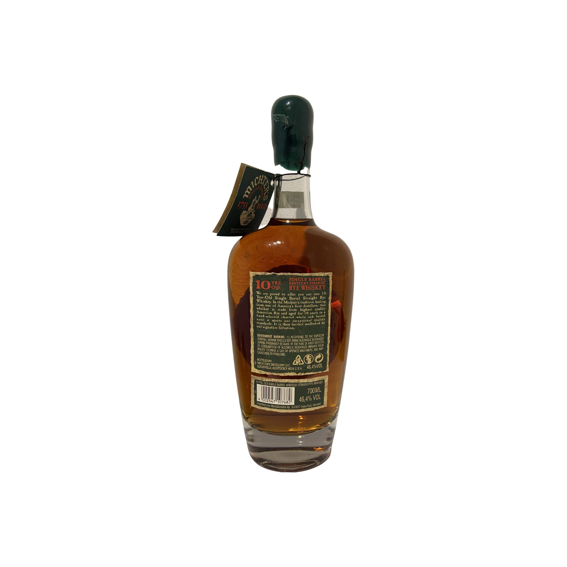 Michter's 10 Years Rye Whisky 2