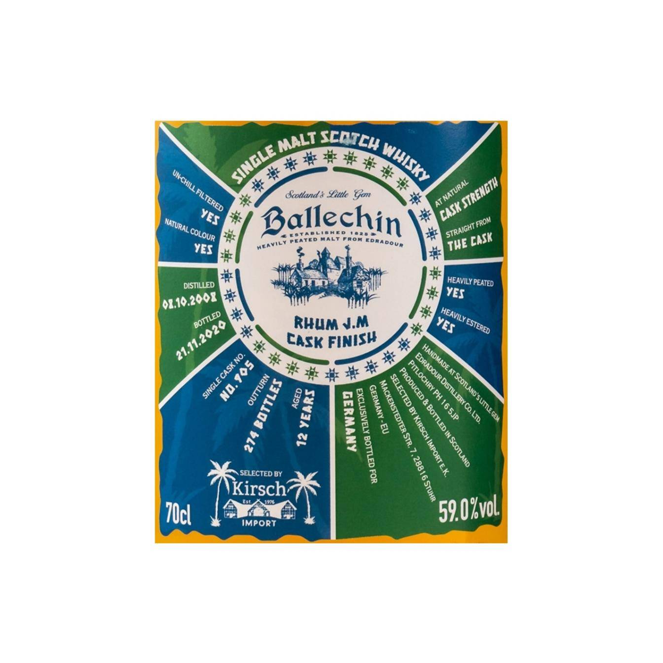 Ballechin 2008 12 Years Single Malt Whisky 3