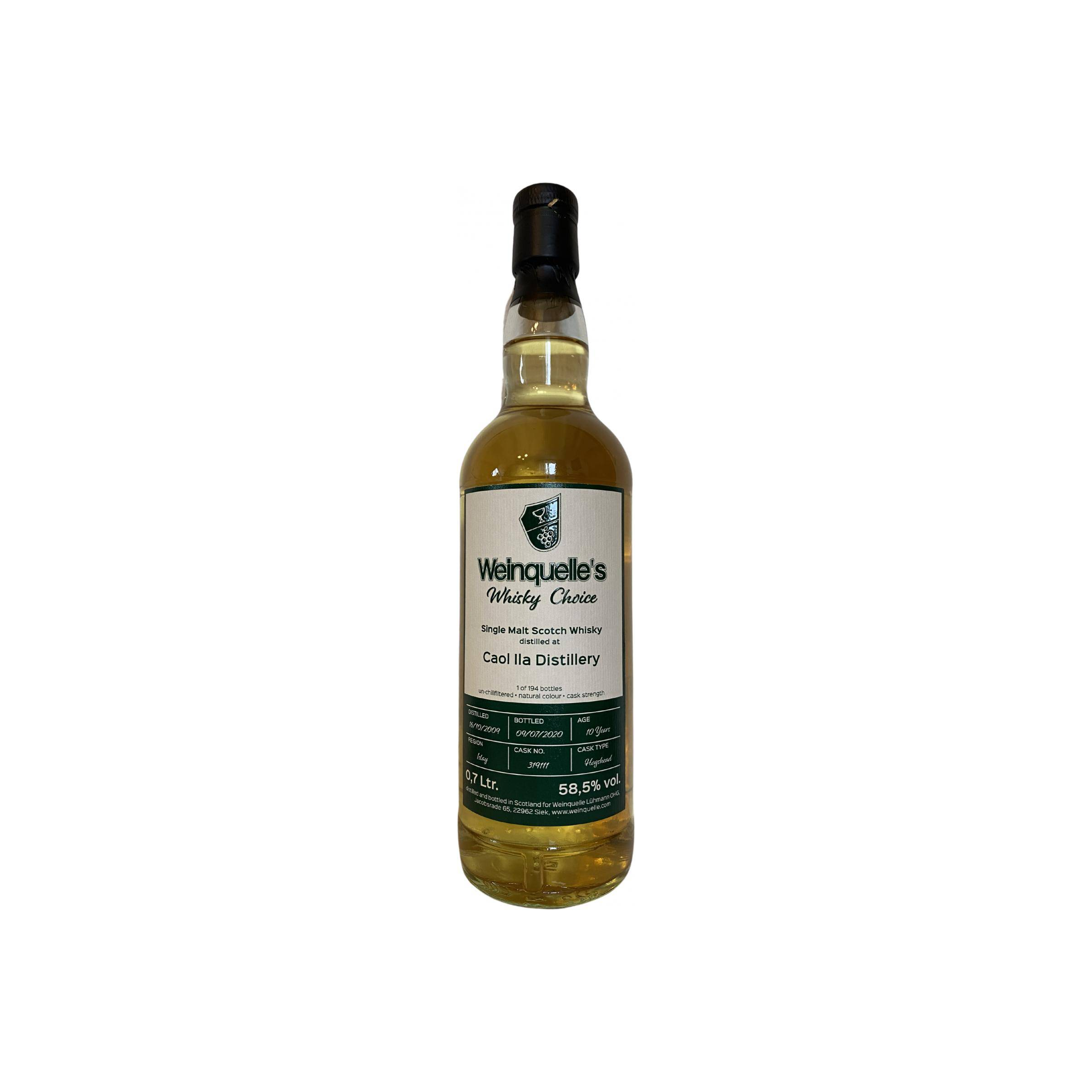 Caol Ila 2009 10 Years Single Malt Whisky
