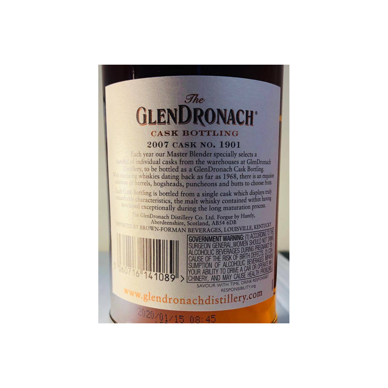GlenDronach 2007 12 Years Single Malt Whisky 3