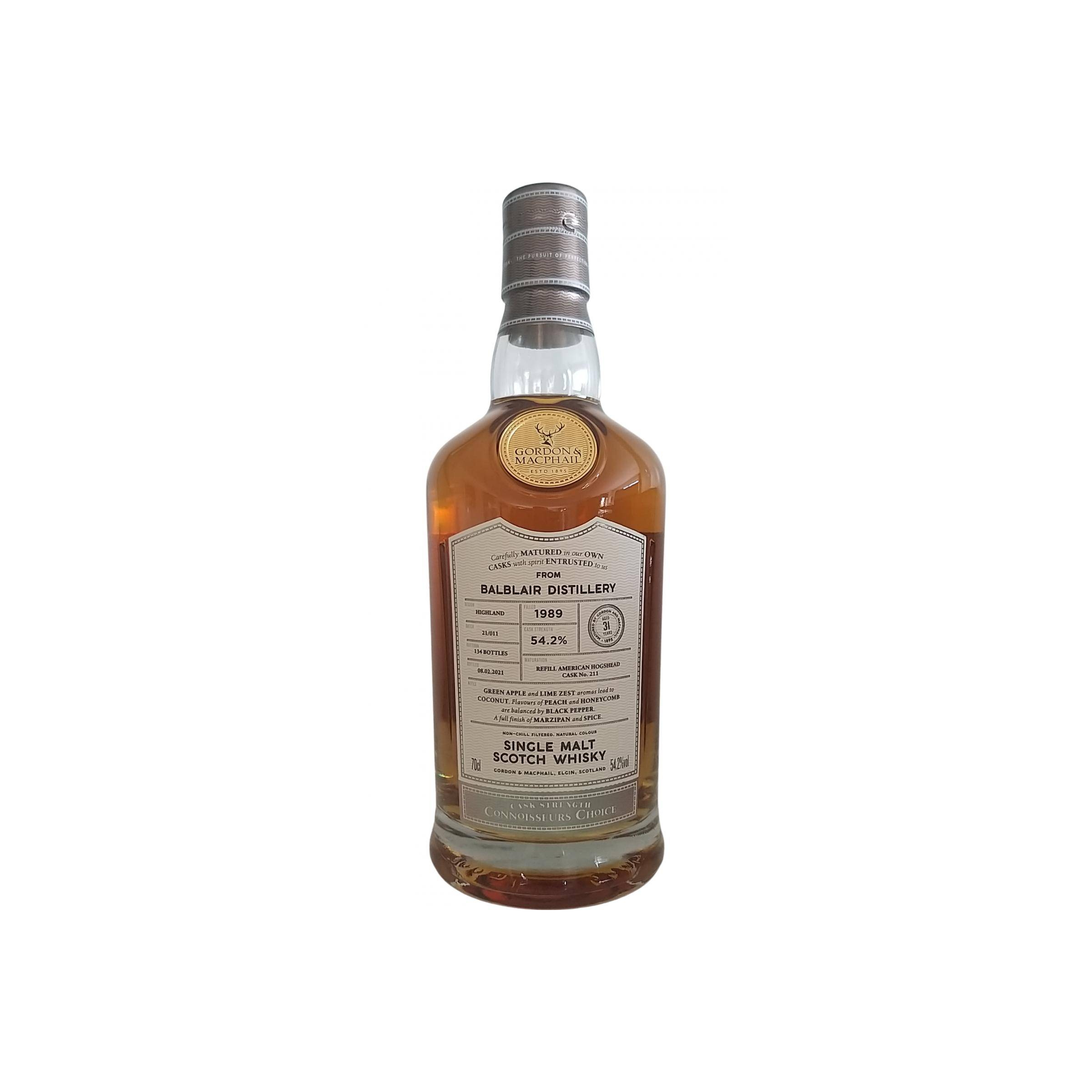 Balblair Connoisseurs Choice - Cask Strength 1989 31 Years Single Malt Whisky