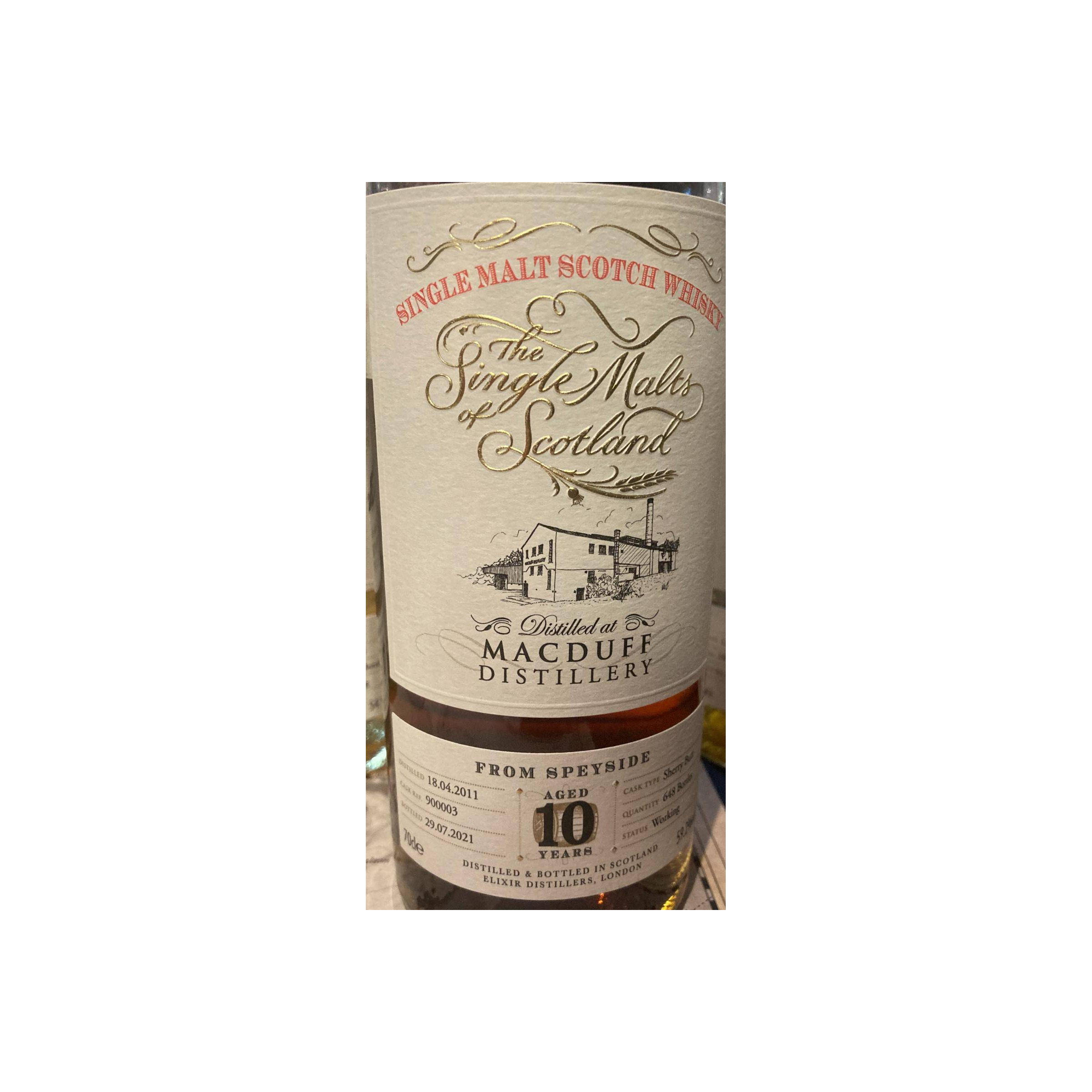 Macduff The Single Malts of Scotland 2011 10 Years Single Malt Whisky 2