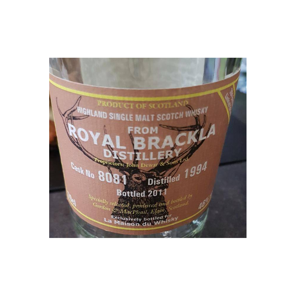 Royal Brackla 1994 17 Years Single Malt Whisky