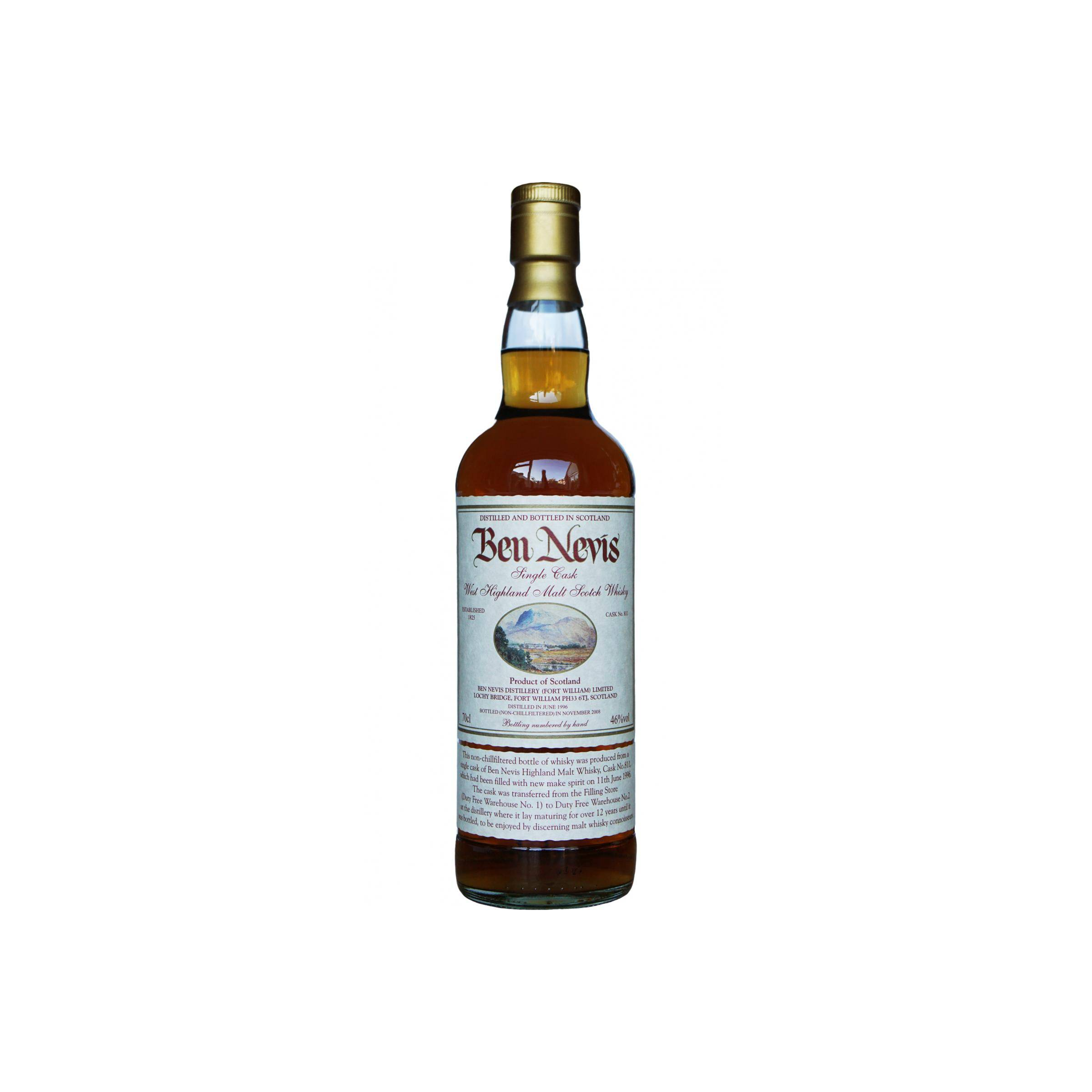 Ben Nevis Single Cask 1996 12 Years Single Malt Whisky