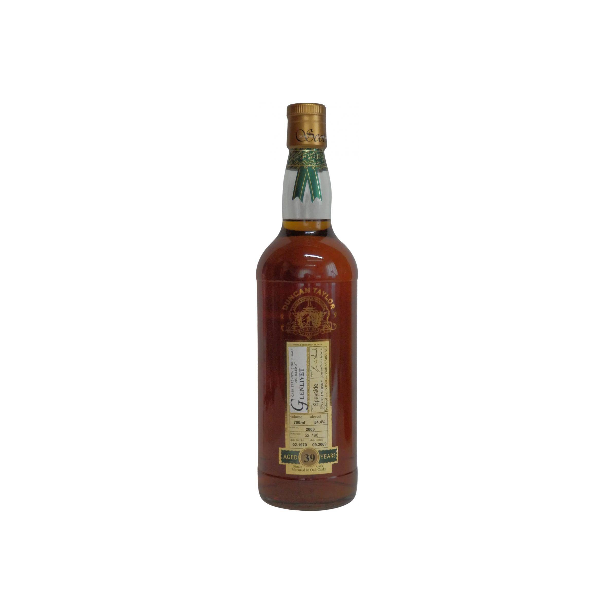 The Glenlivet Rare Auld 1970 39 Years Single Malt Whisky