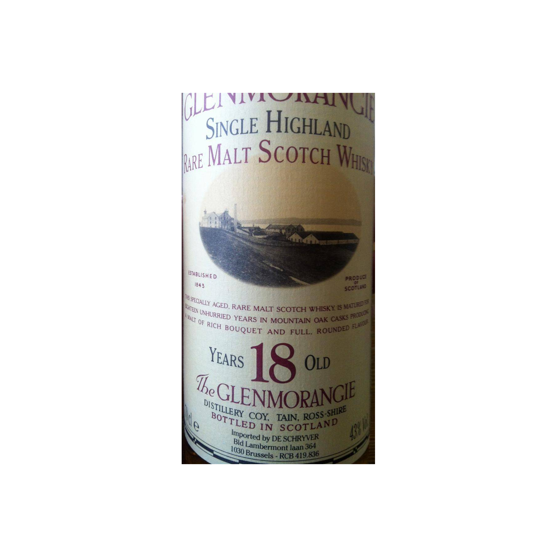Glenmorangie 18 Years Single Malt Whisky