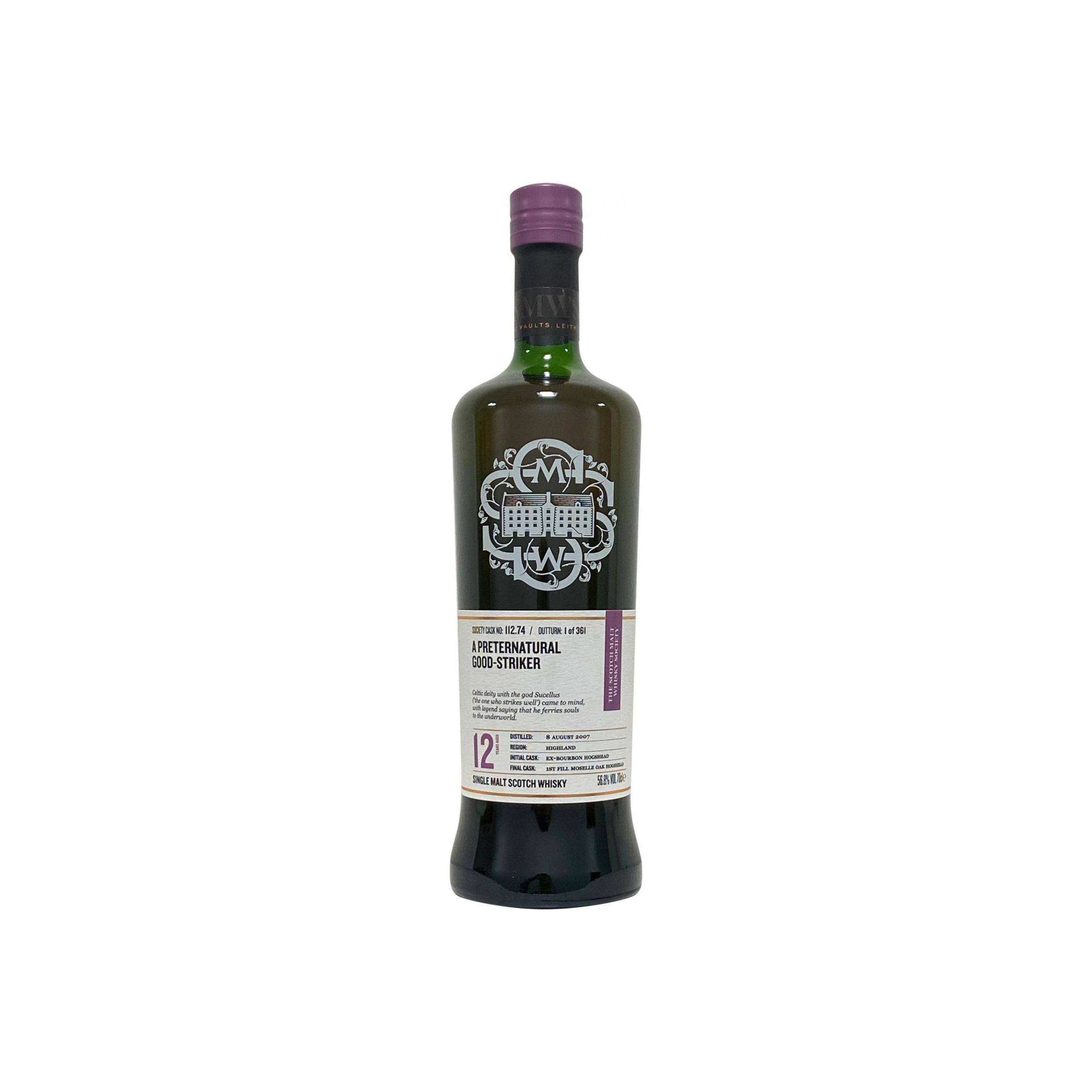 The Scotch Malt Whisky Society 2007 12 Years Single Malt Whisky