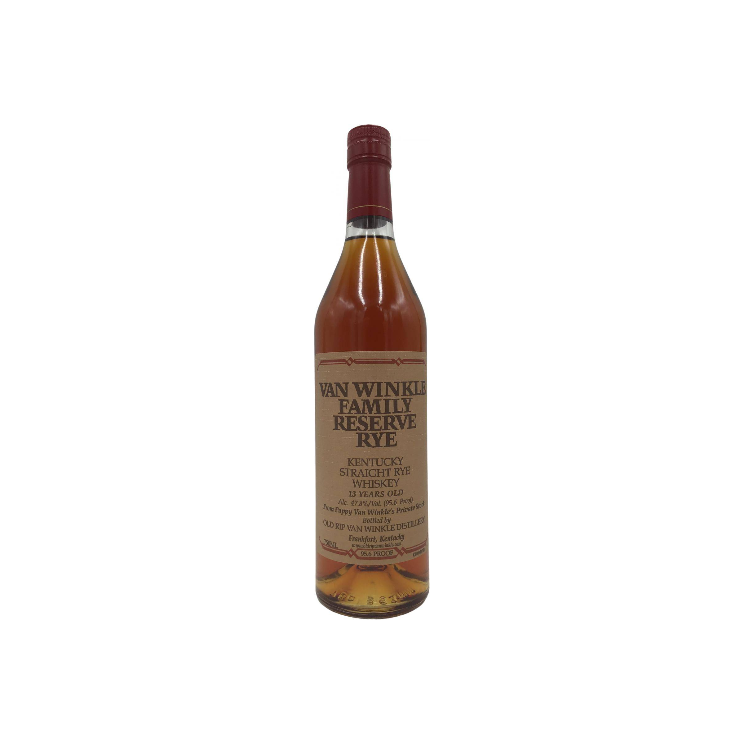 Van Winkle 13 Years Rye Whisky