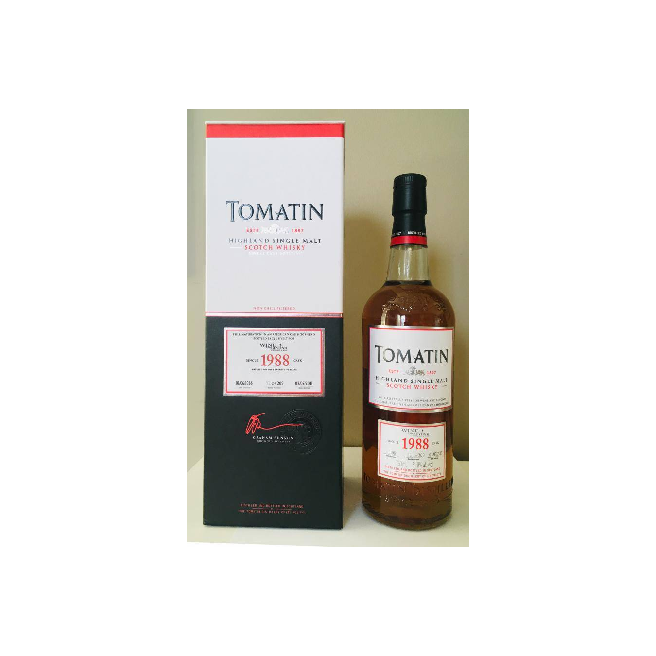 Tomatin 1988 25 Years Single Malt Whisky 2