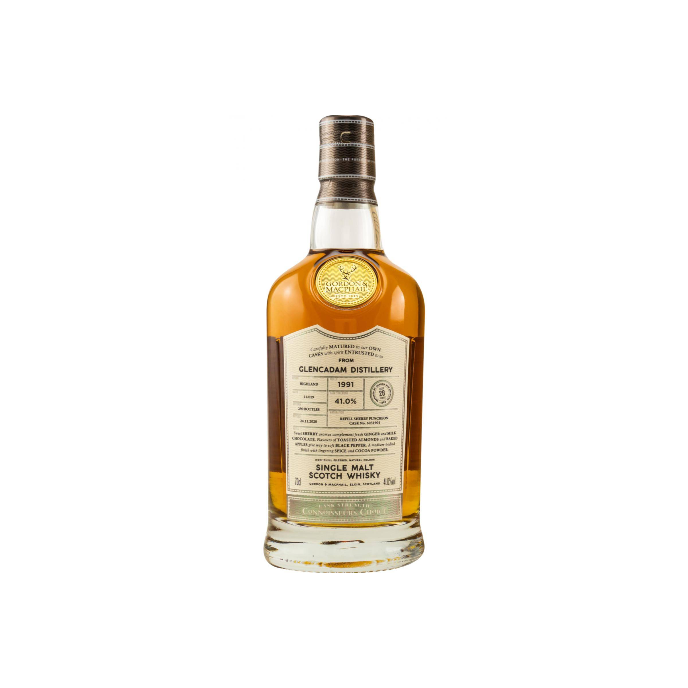 Glencadam Connoisseurs Choice - Cask Strength 1991 28 Years Single Malt Whisky