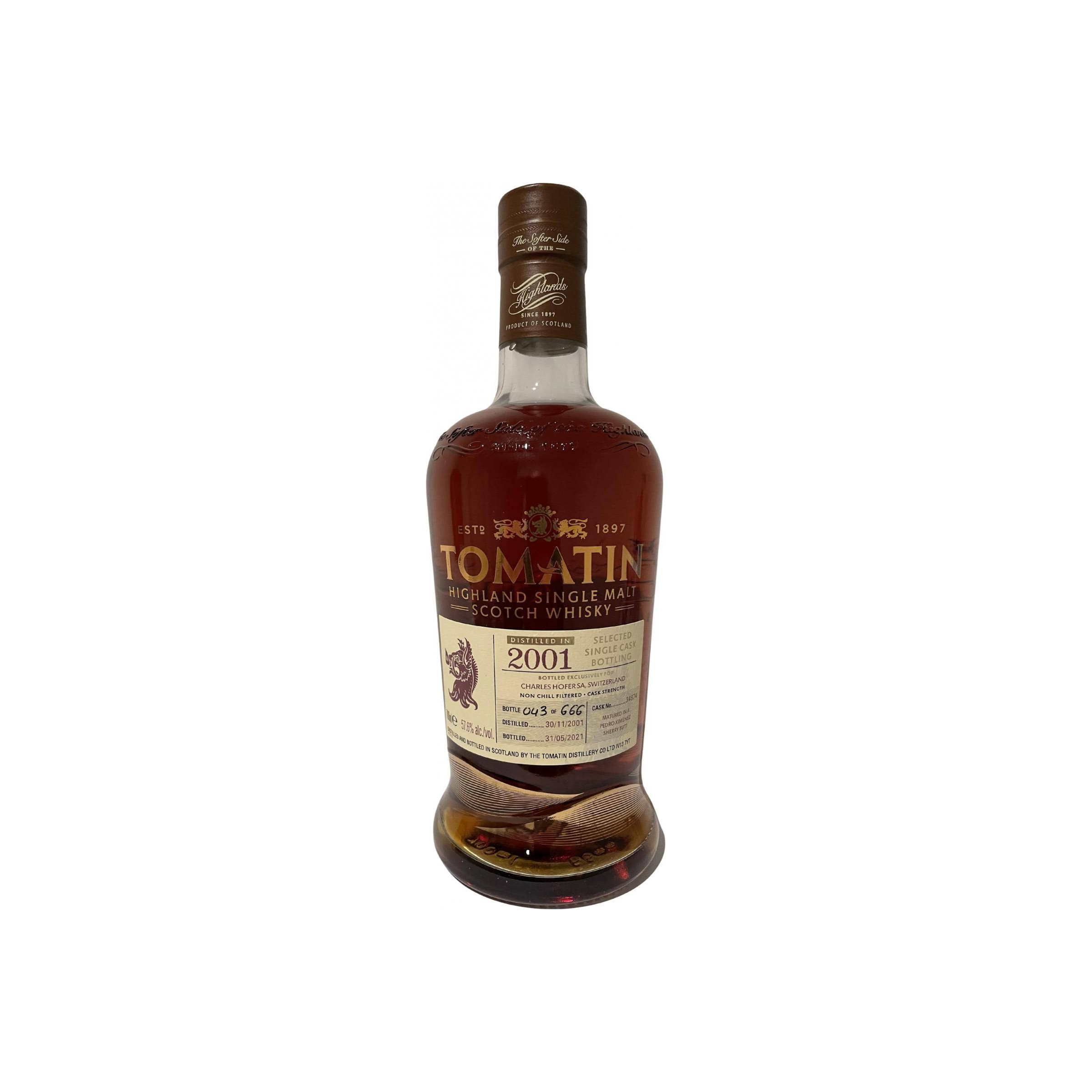 Tomatin 2001 19 Years Single Malt Whisky