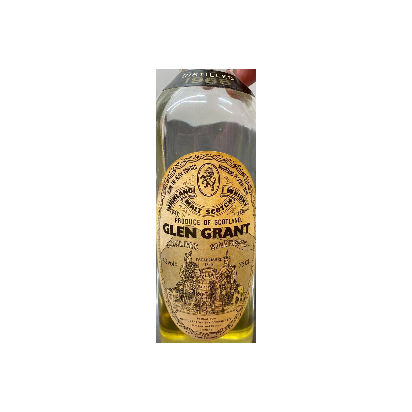 Glen Grant 1968 5 Years Single Malt Whisky