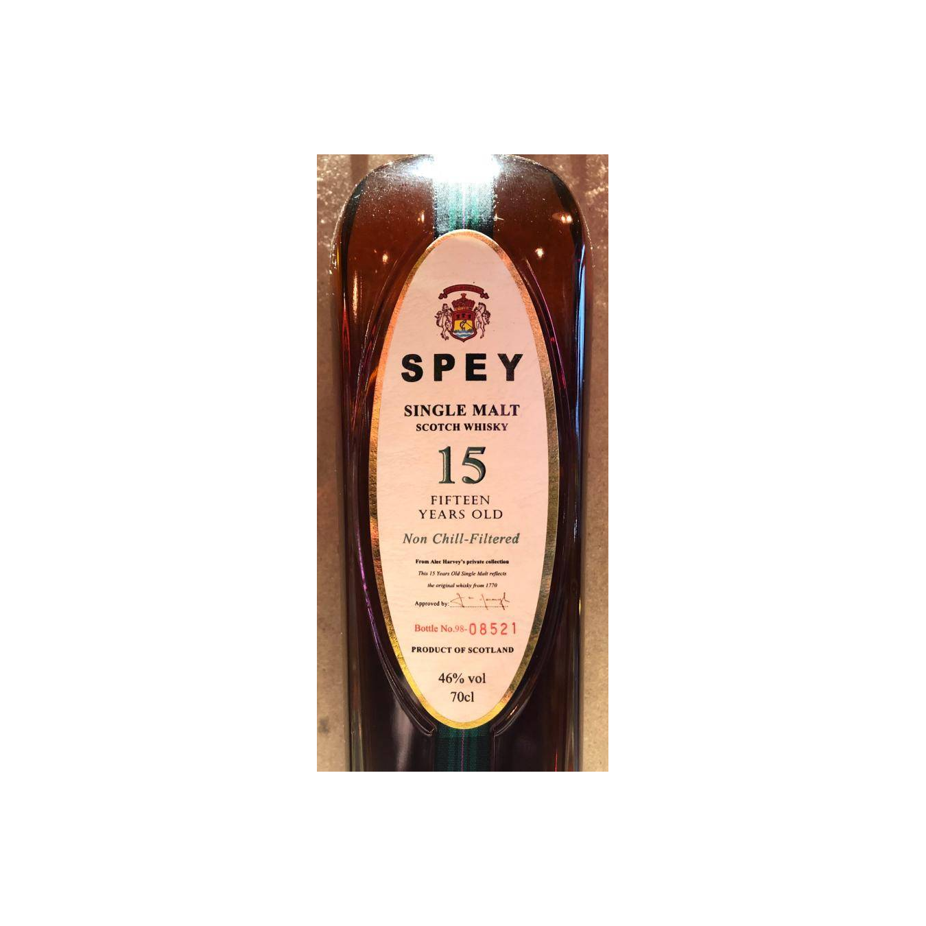The Speyside 1998 15 Years Single Malt Whisky