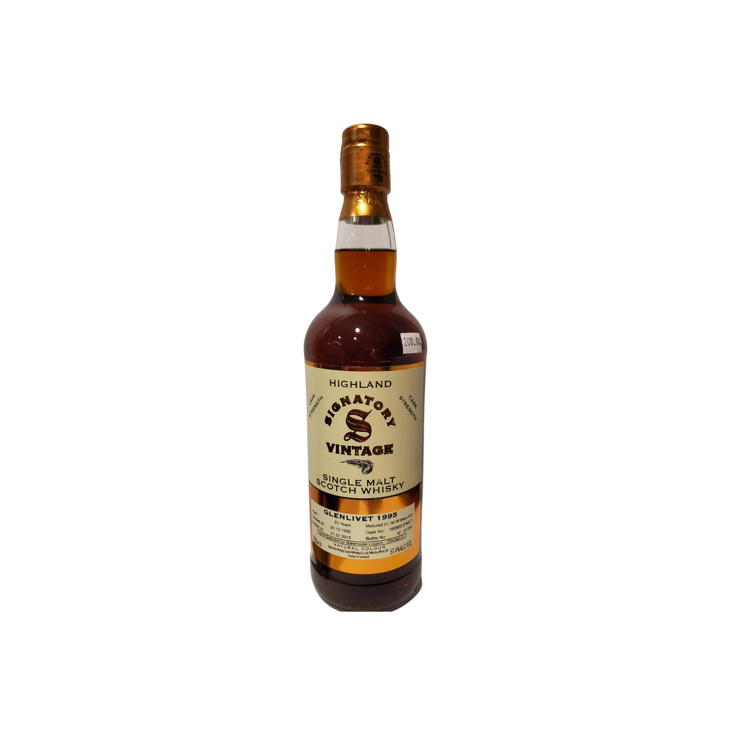 The Glenlivet 1995 20 Years Single Malt Whisky