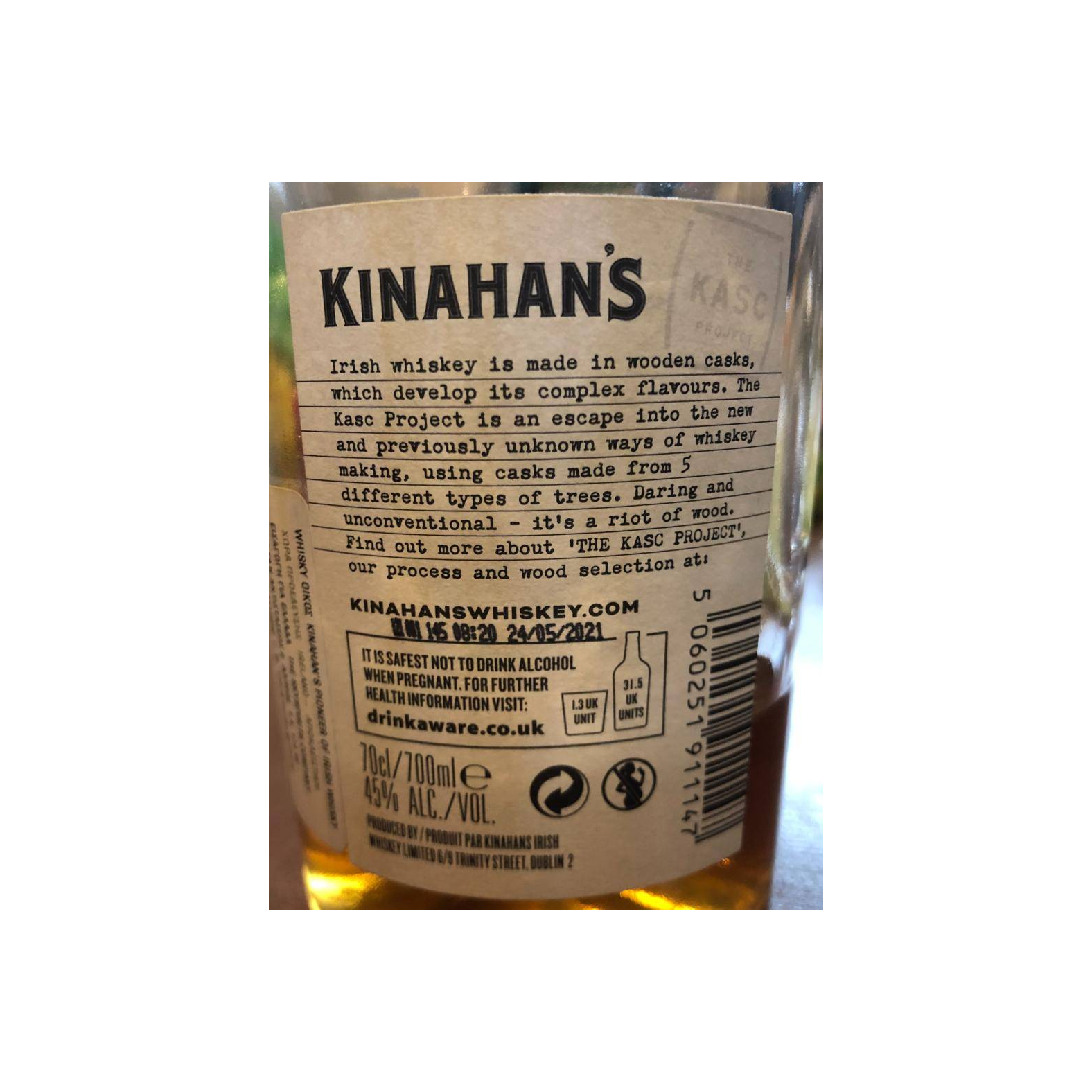 Kinahan's Single Malt Whisky 2