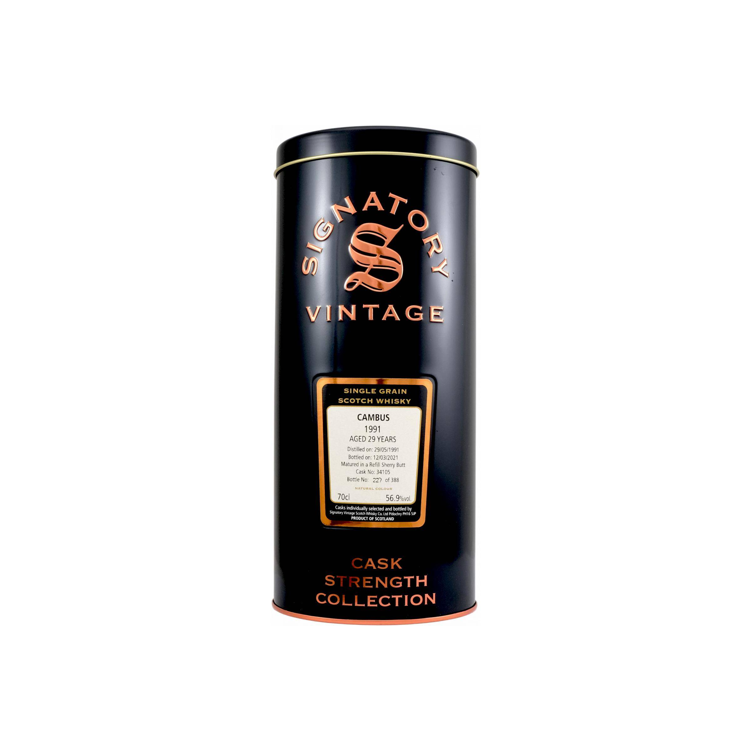 Cambus Cask Strength Collection 1991 29 Years Single Grain Whisky 2