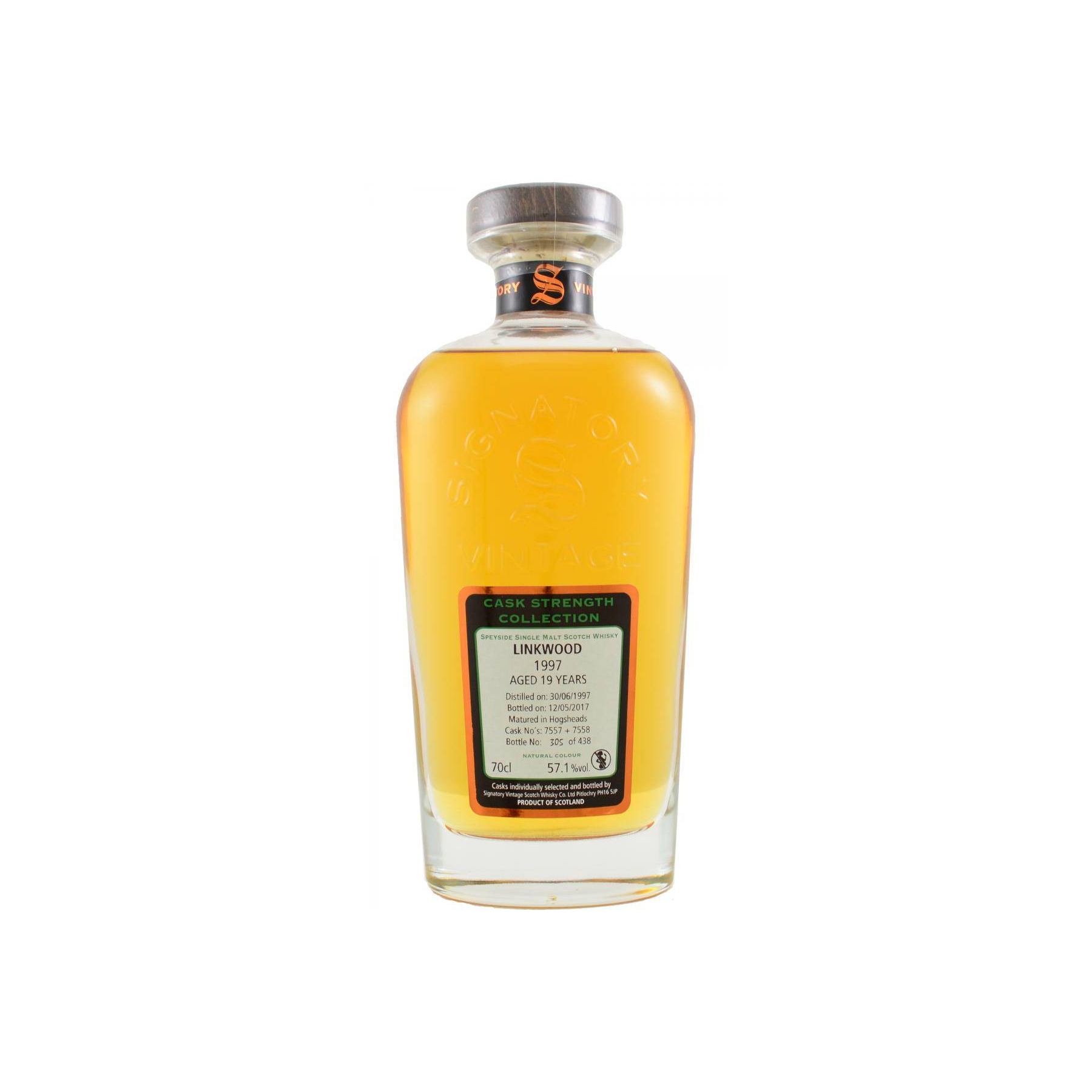 Linkwood Cask Strength Collection 1997 19 Years Single Malt Whisky