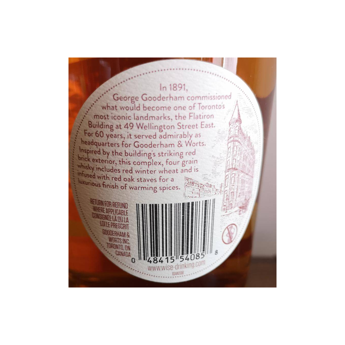 Gooderham & Worts Ltd. 49 Wellington - Red Winter Wheat 3