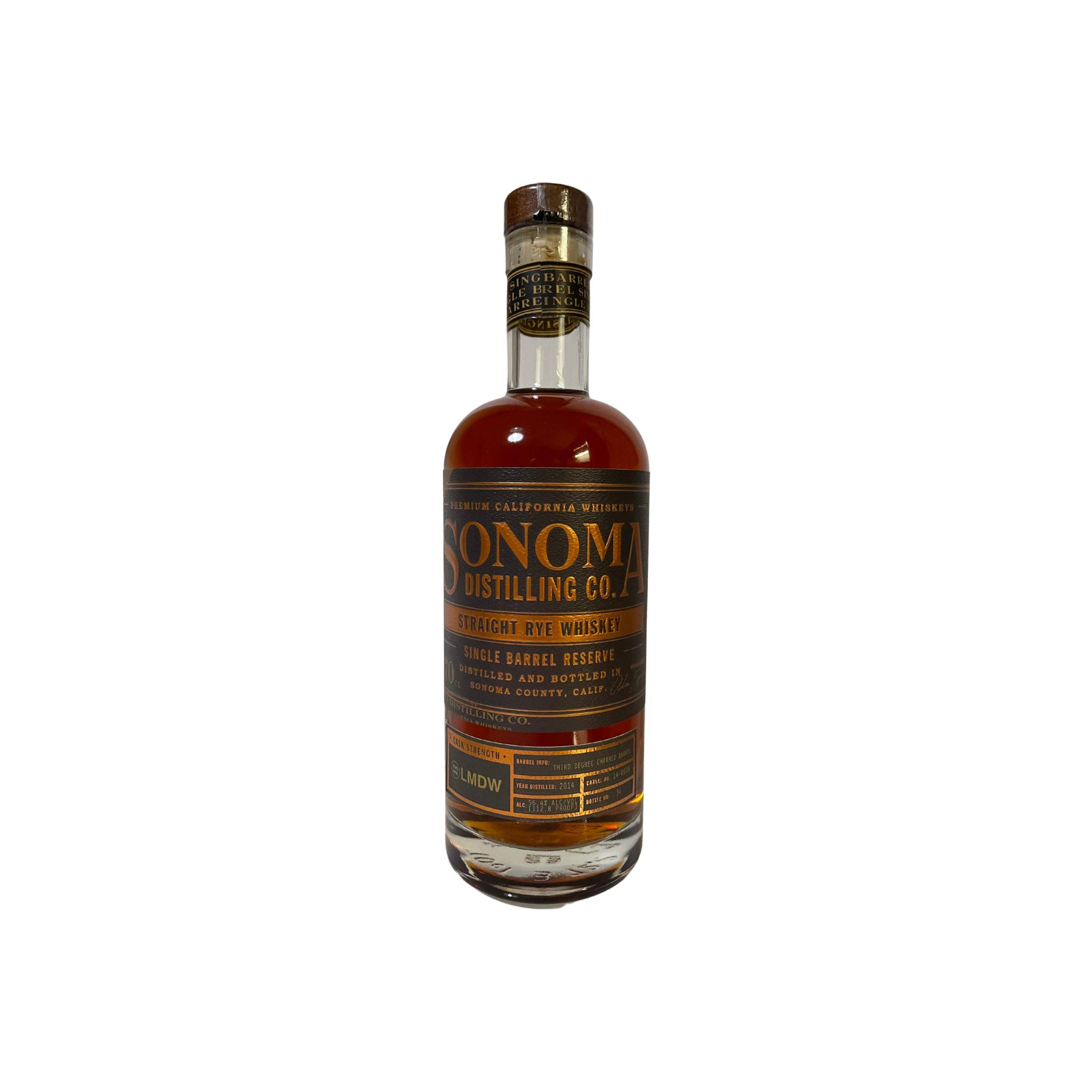 Sonoma County Straight Rye Whiskey