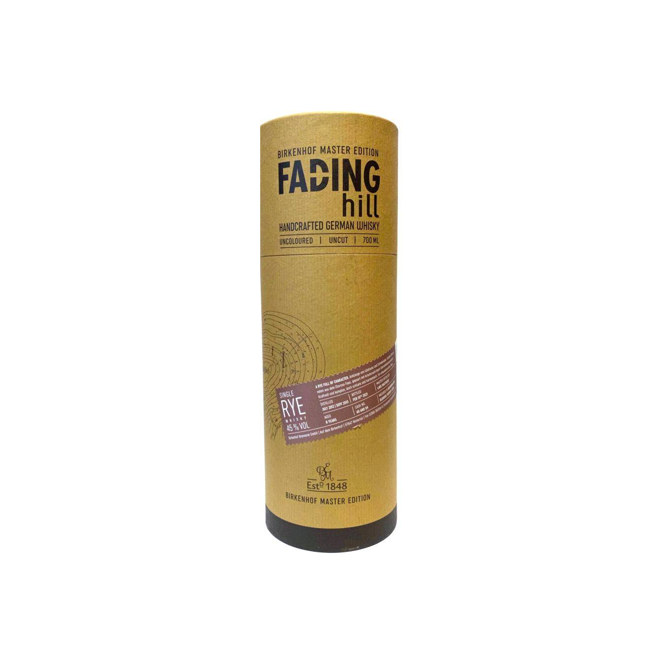 Fading Hill Single Rye 2